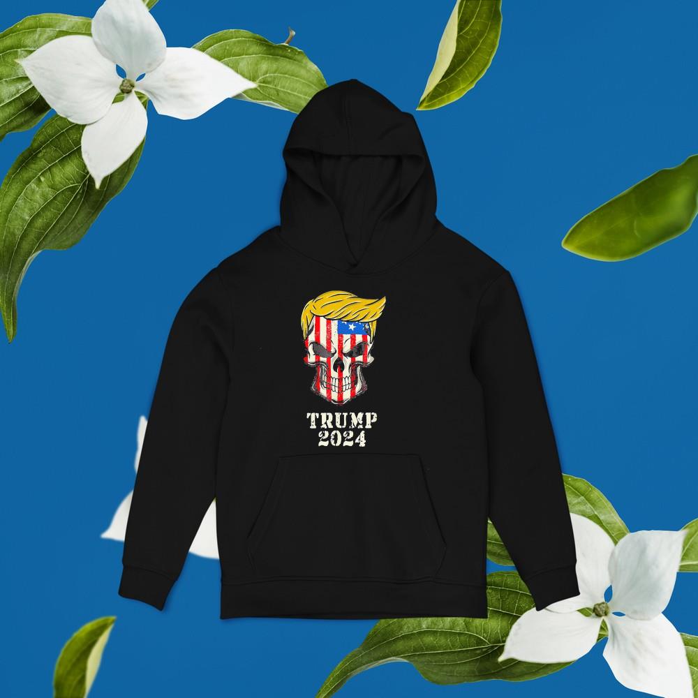 Presid Donald Trump 2024 Take America Back Skull Skeleton Shirt 1 Postmaloneshirt News