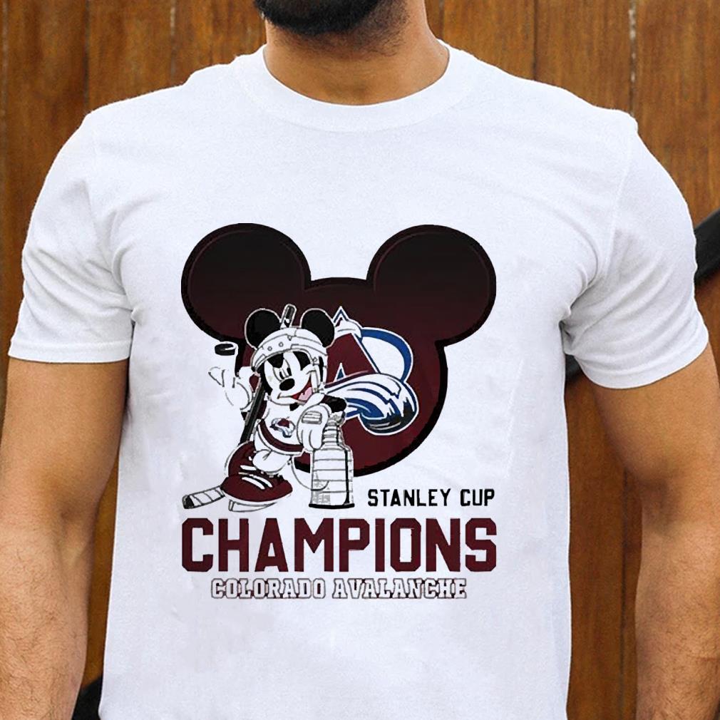 Colorado Avalanche Mickey stanley cup champions shirt