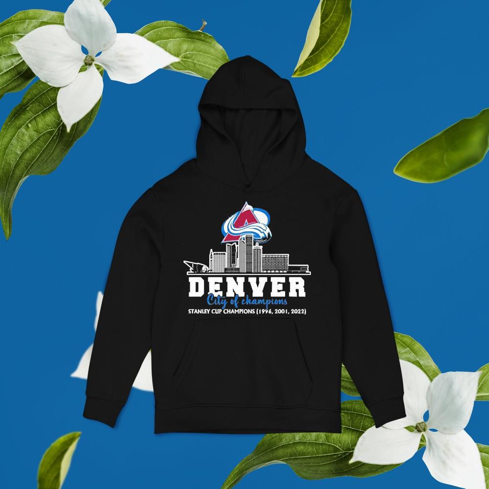 Colorado Avalanche Denver city of champions Stanley Cup Champions 1996 2022 shirt