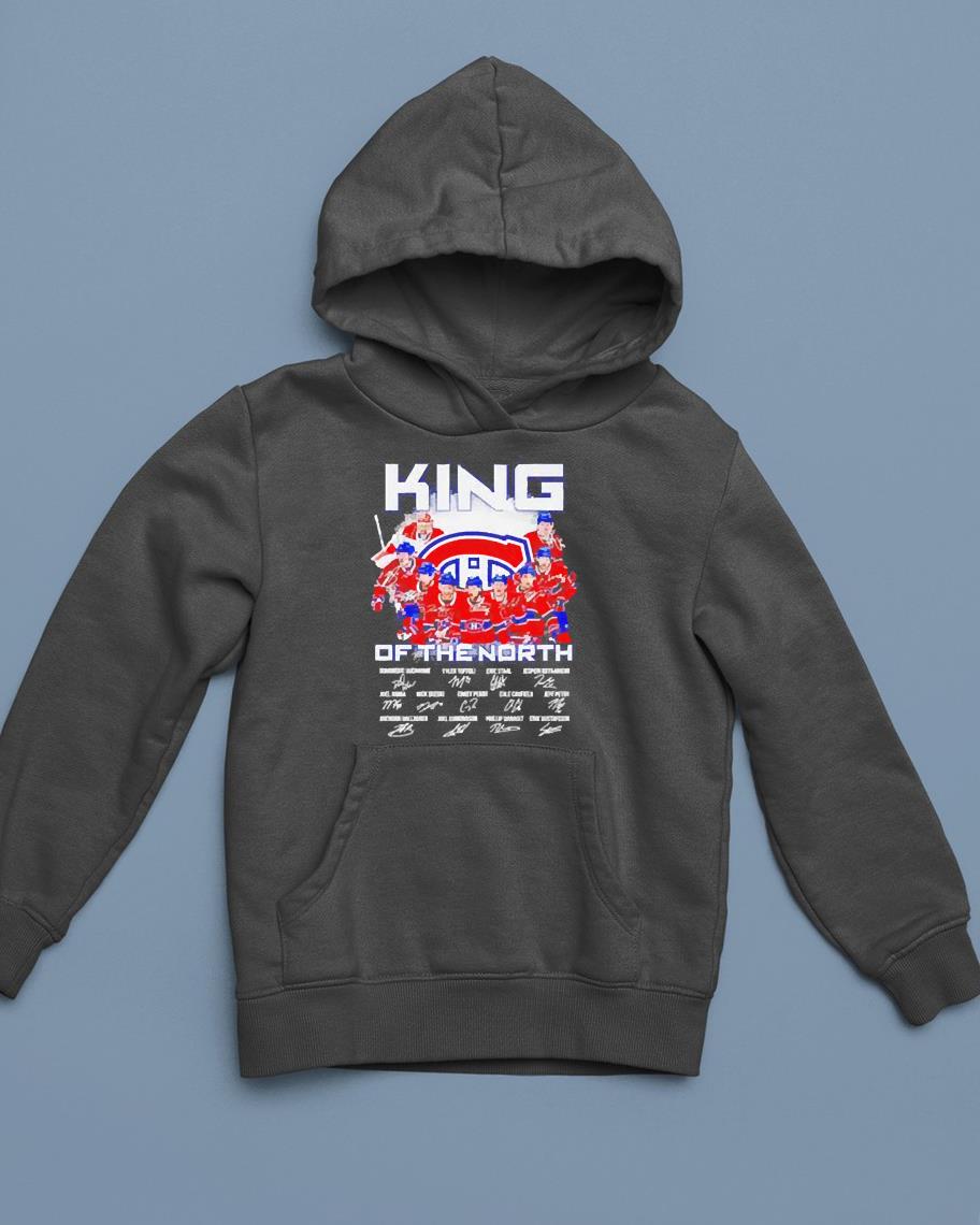 hh274 montreal canadiens king of the north signatures shirt hoodie - Montreal Canadiens King Of The North Signatures Shirt