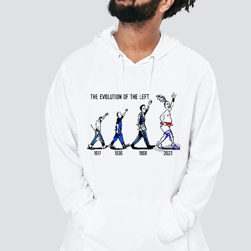 The Evolution Of The Left Biden 1917 2022 Shirt 1 Greatfuldeadshirts News
