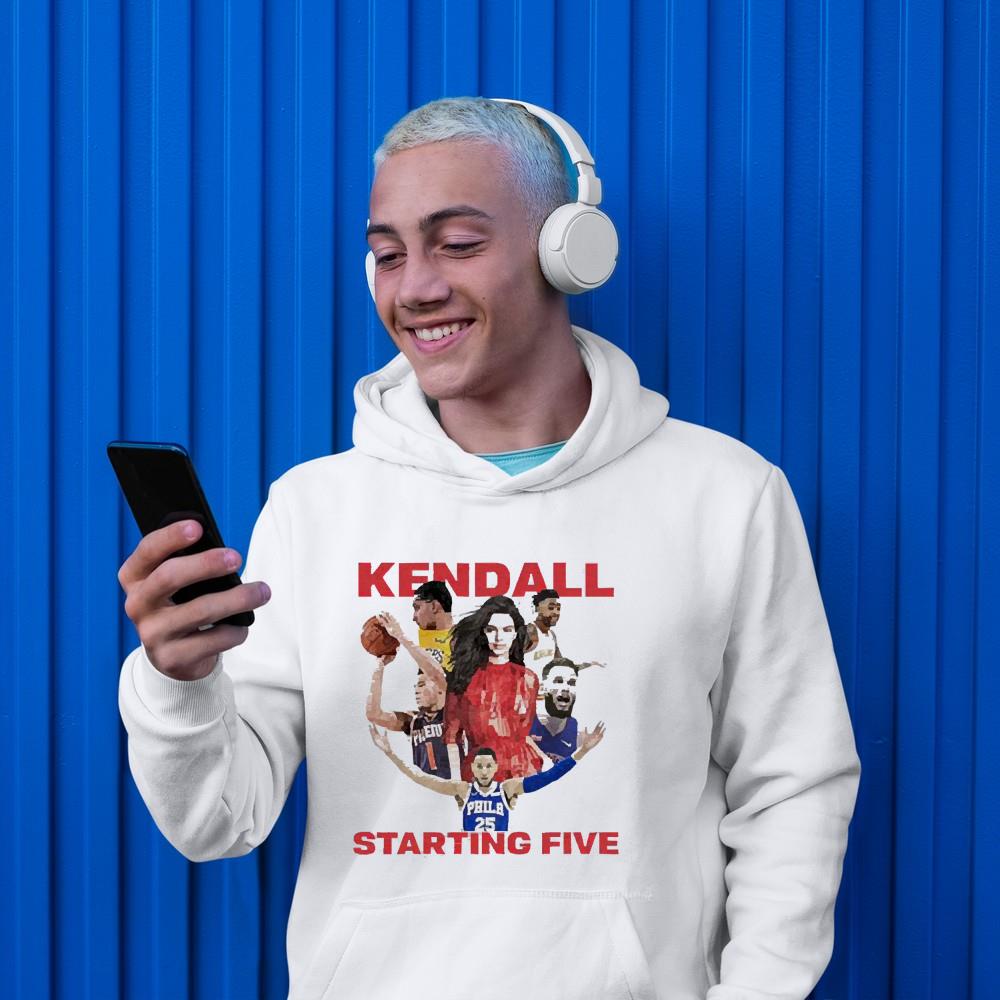 Kendall Starting Five Jenner Team Shirt 66 TEACHERHEROSHIRT NEWS