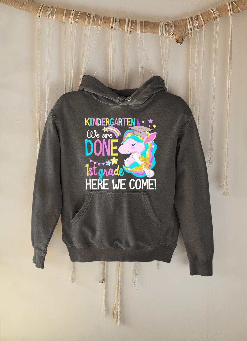 Kids Kindergarten Graduation Cute Unicorn Class Of 2022 Shirt 1 mydisneyshirt news