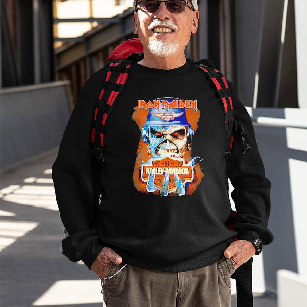 Skull Iron Maiden Motor Harley-Davidson Cycles Shirt 1 Skull Iron Maiden Motor Harley-Davidson Cycles Shirt 2