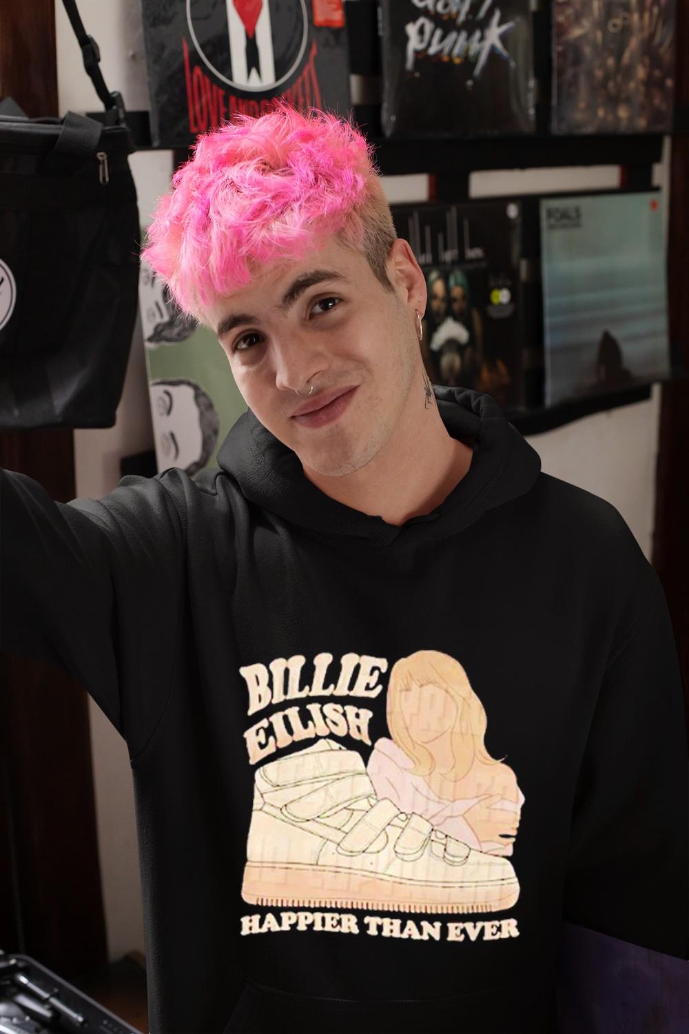 Billie Eilish Happier Than Ever sneaker shirt 1 TEACHERHEROSHIRT NEWS