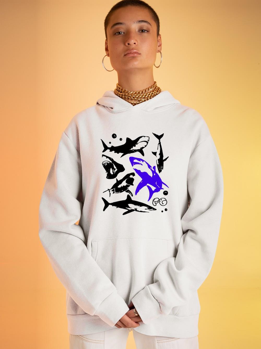 hh284 naomie foolish gamers sharks shirt hoodie - Naomie Foolish Gamers Sharks Shirt