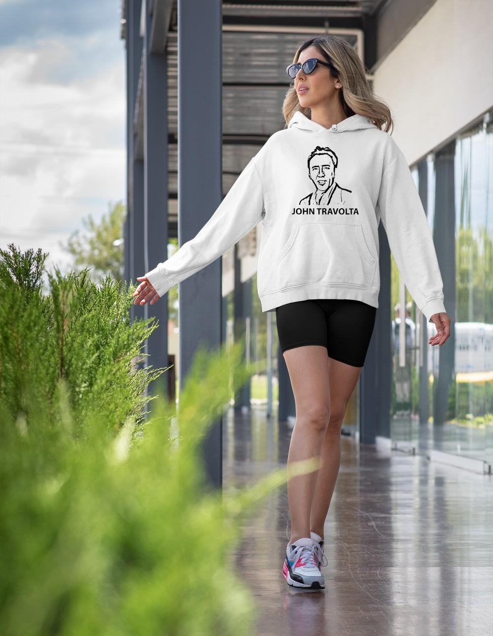 hh293 michael scott john travolta shirt hoodie - Michael Scott John Travolta shirt