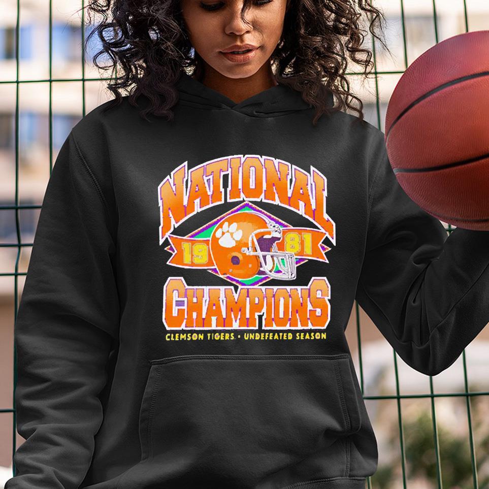 Clemson Tigers 1981 National Champions shirt 1
