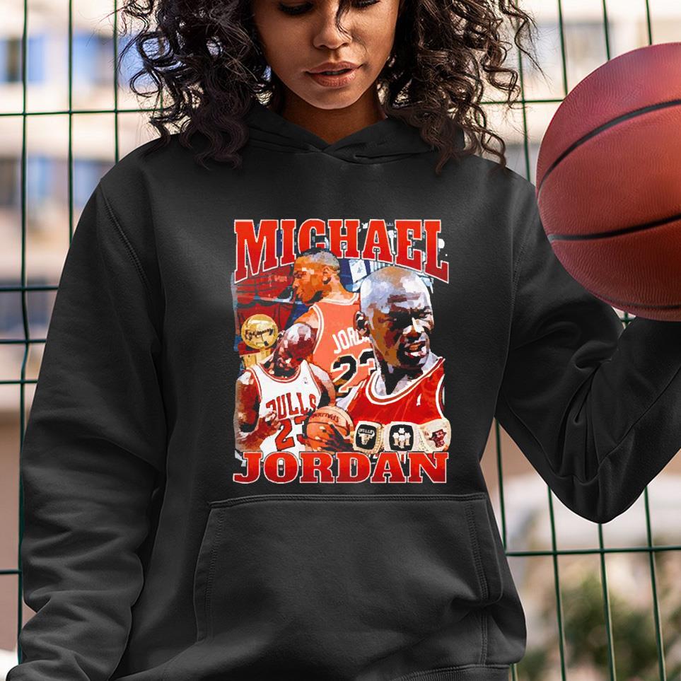 hh294 michael jordan nba graphic vintage shirt hoodie - Michael Jordan NBA Graphic Vintage shirt