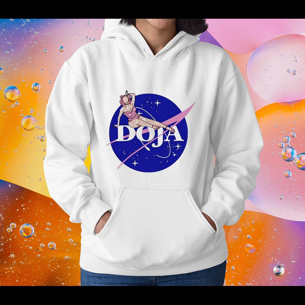 Blue Dojja Doja Cat Nasa Logo Shirt