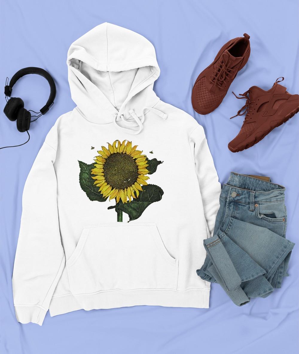 Sunflower And Bees Adult Natural Liberty Merch Russian Ukraine War Shirt 1