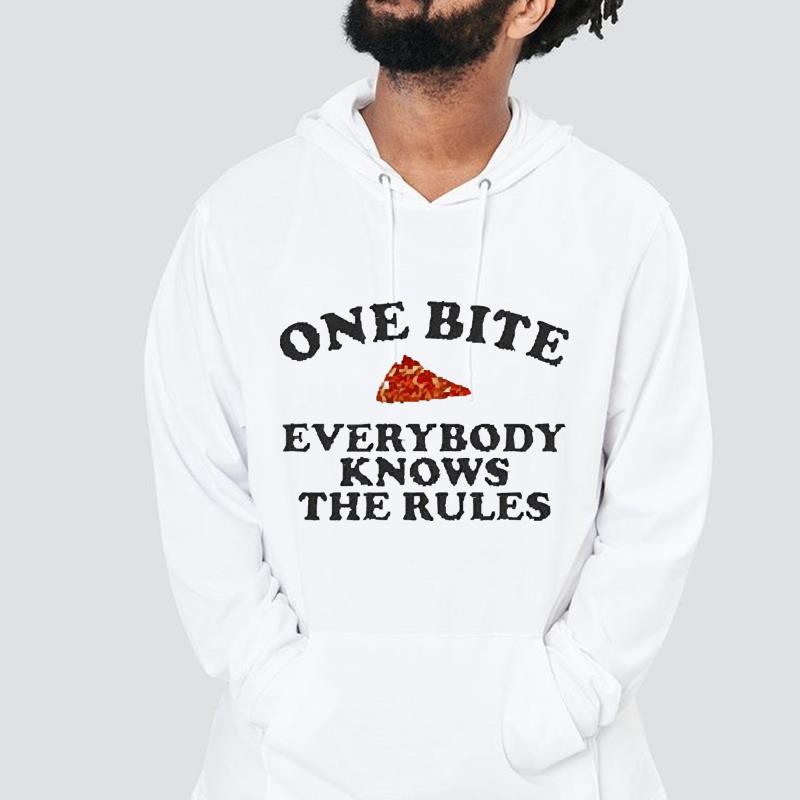 One bite everybody knows the rules shirt 1