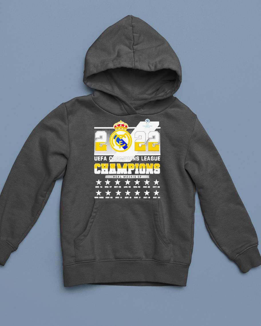 Real Madrid CF 2022 UEFA Champions League shirt 1 Greatfuldeadshirts News