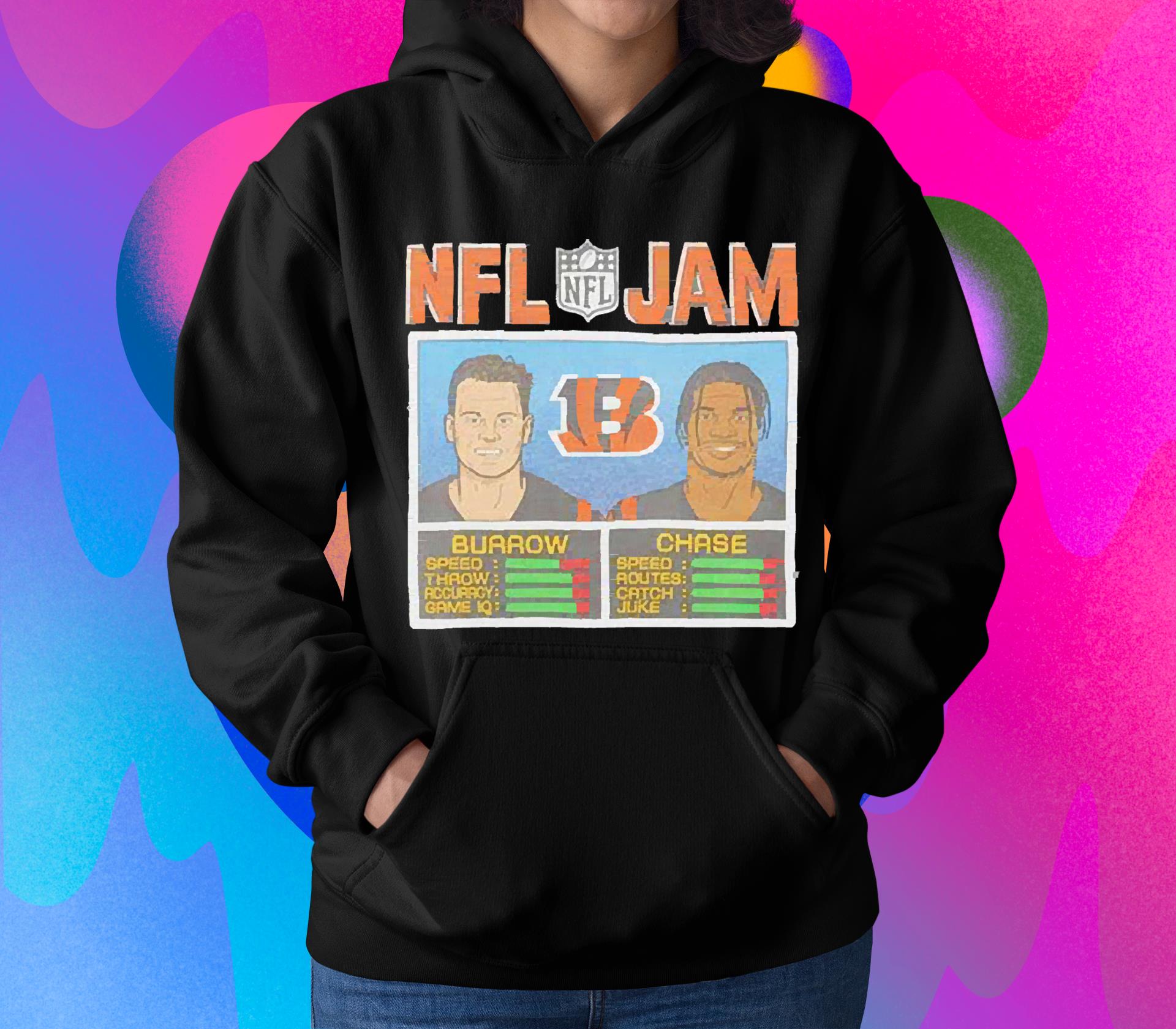 NFL Jam Cincinnati Bengals Burrow And Chase shirt