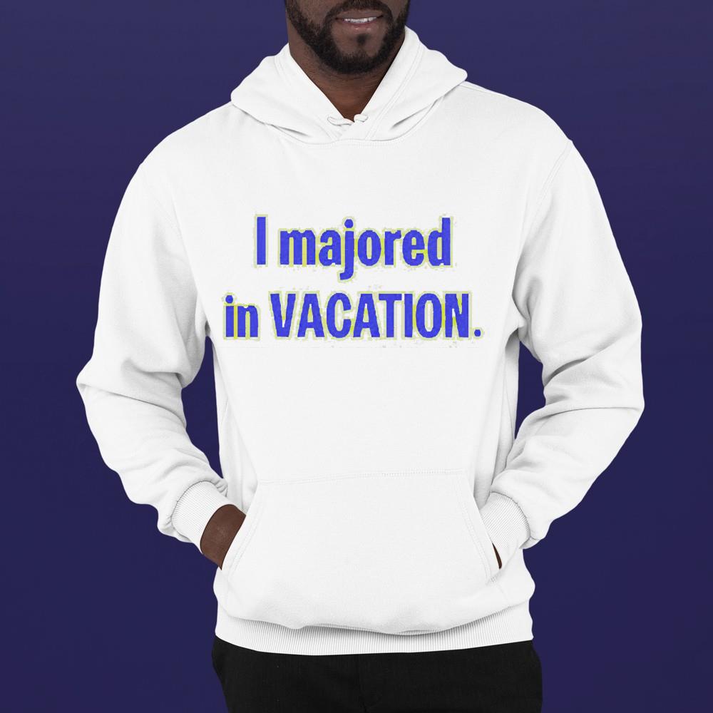 Chad Danforth I Majored In Vacation shirt