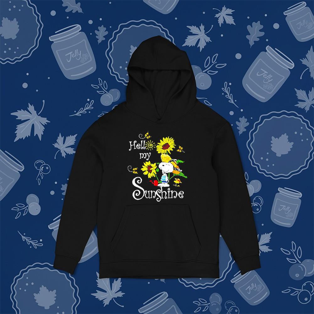 hh313 hello my sunshine snoopy dog shirt hoodie - Hello my sunshine Snoopy dog shirt