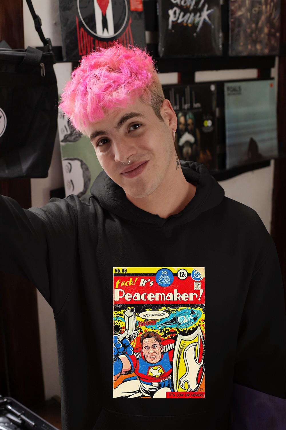 hh315 peacemaker fuck it s comic shirt hoodie - Peacemaker Fuck It’s Comic Shirt