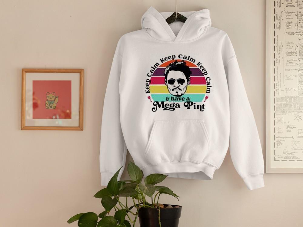 Keep Calm & Have A Mega Pint Justice For Johnny Depp shirt 1