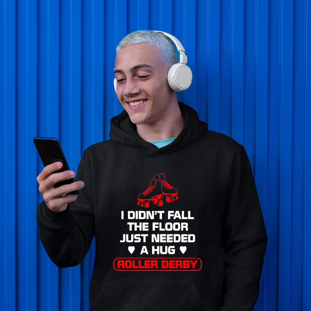 I didn’t fall the floor just needed a hug roller derby shirt 1 Greatfuldeadshirts News