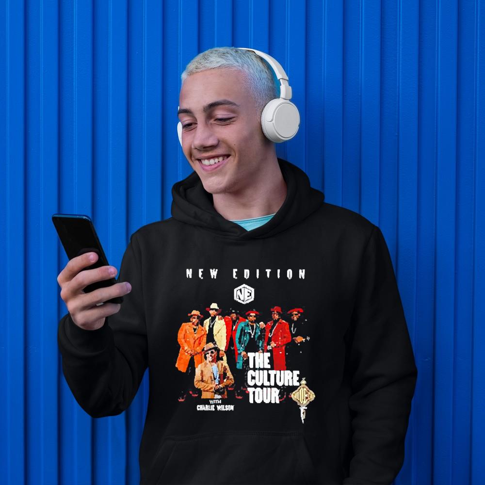 hh44 new edition the culture tour with charlie wilson shirt hoodie - New Edition the culture tour with Charlie Wilson shirt