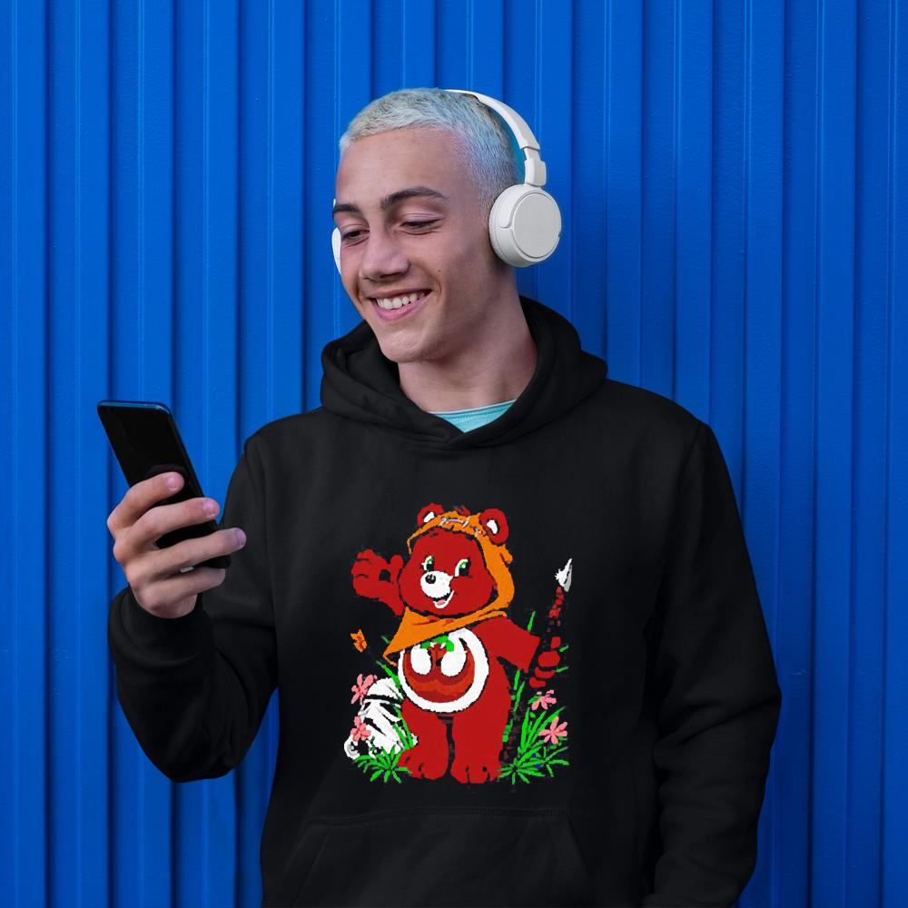 hh44 rebel heart bear cartoon shirt hoodie - Rebel Heart Bear cartoon shirt