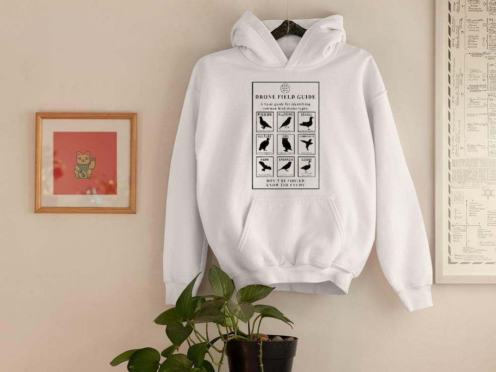 hh45 birds drone field guide don t be fooled know the enemy shirt hoodie - Birds Drone Field Guide Don’t Be Fooled Know The Enemy Shirt