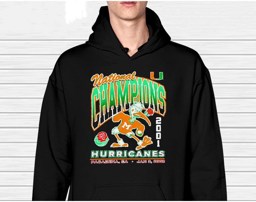 Miami Hurricanes 2001 National Champions shirt 1 mydisneyshirt news