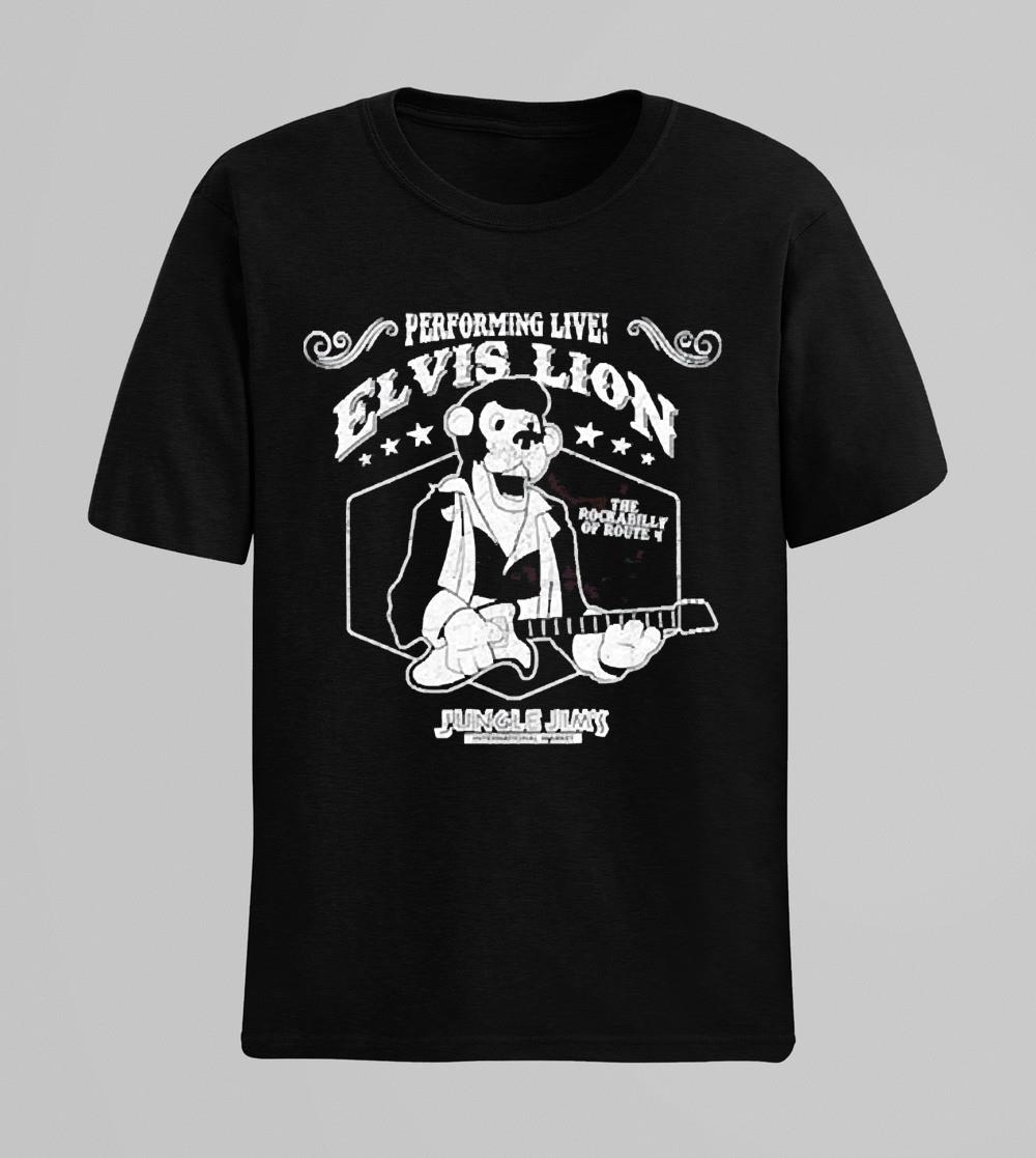 L Jungle Jim’s Elvis Lion Shirt