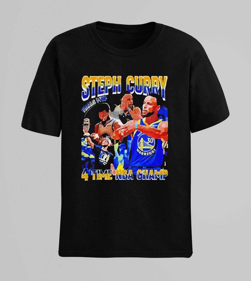 Steph Curry Mvp 4 Time Nba Finals Golden State Warriors Championship 2022 Shirt