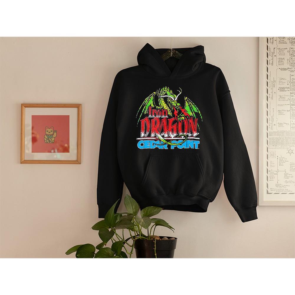 hh53 cedar point iron dragon shirt hoodie - Cedar Point Iron Dragon shirt