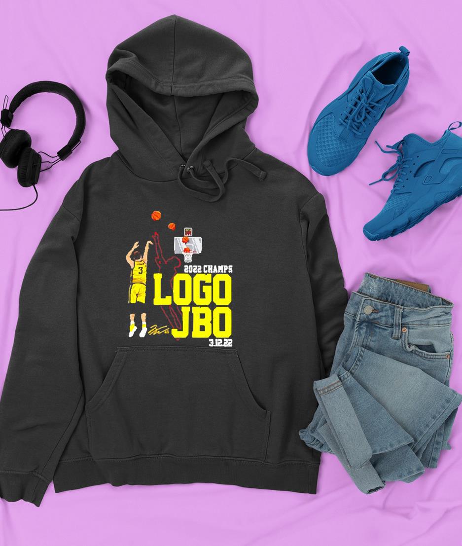 hh54 jordan bohannon 2022 champs logo jbo bank shot signature shirt hoodie - Jordan Bohannon 2022 Champs Logo Jbo Bank Shot signature shirt
