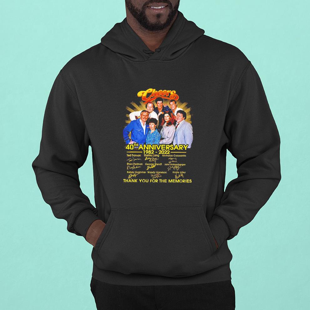 Cheers 40th Anniversary 1982 2022 Thank You For The Memories Shirt 1