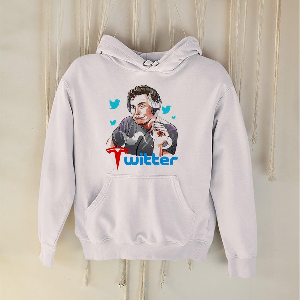 hh55 smoking elon musk twitter shirt hoodie - Smoking Elon Musk Twitter shirt