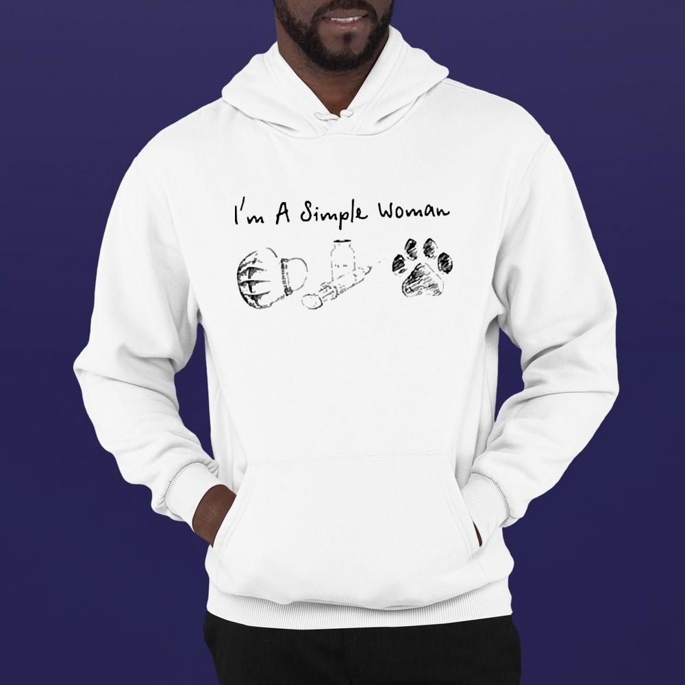 hh64 i m a simple woman face mask vaccinated and dogs shirt hoodie - I’m A Simple Woman Face Mask Vaccinated And Dogs Shirt