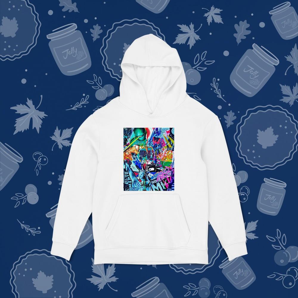 hh65 scifi scrap collage abstract shirt hoodie - Scifi Scrap Collage Abstract Shirt