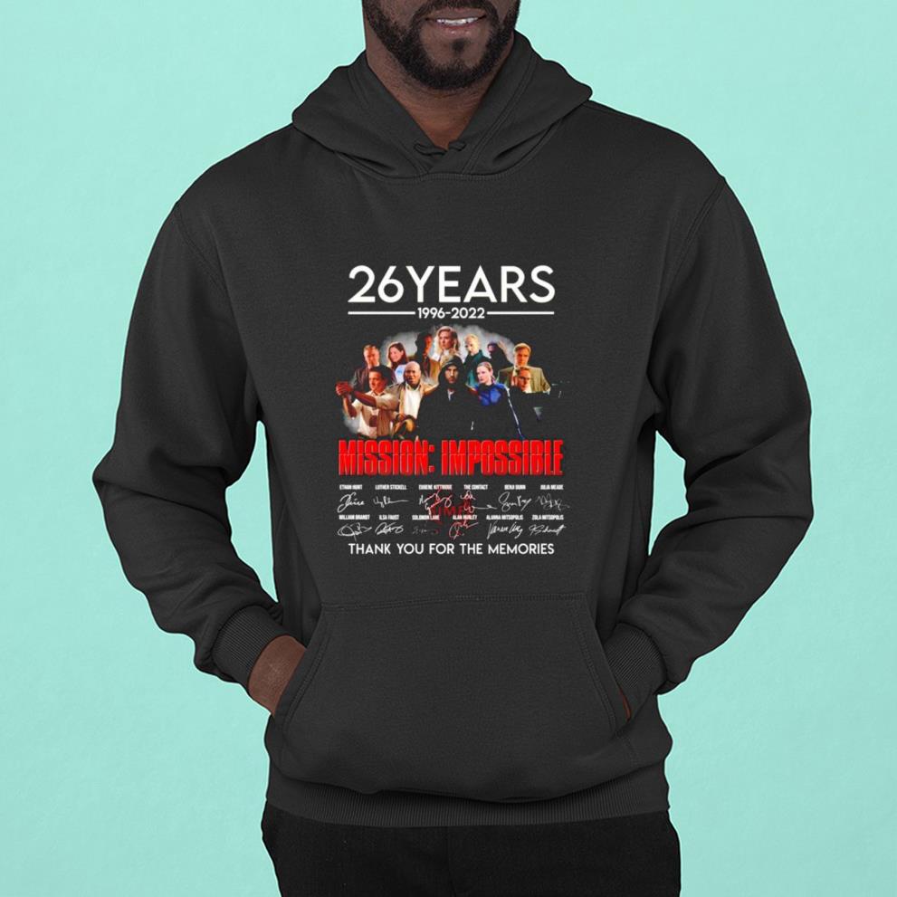 26 Years 1996-2022 Mission Impossible Signatures Thank You For The Memories Shirt 1 Thebeatlestshirt News