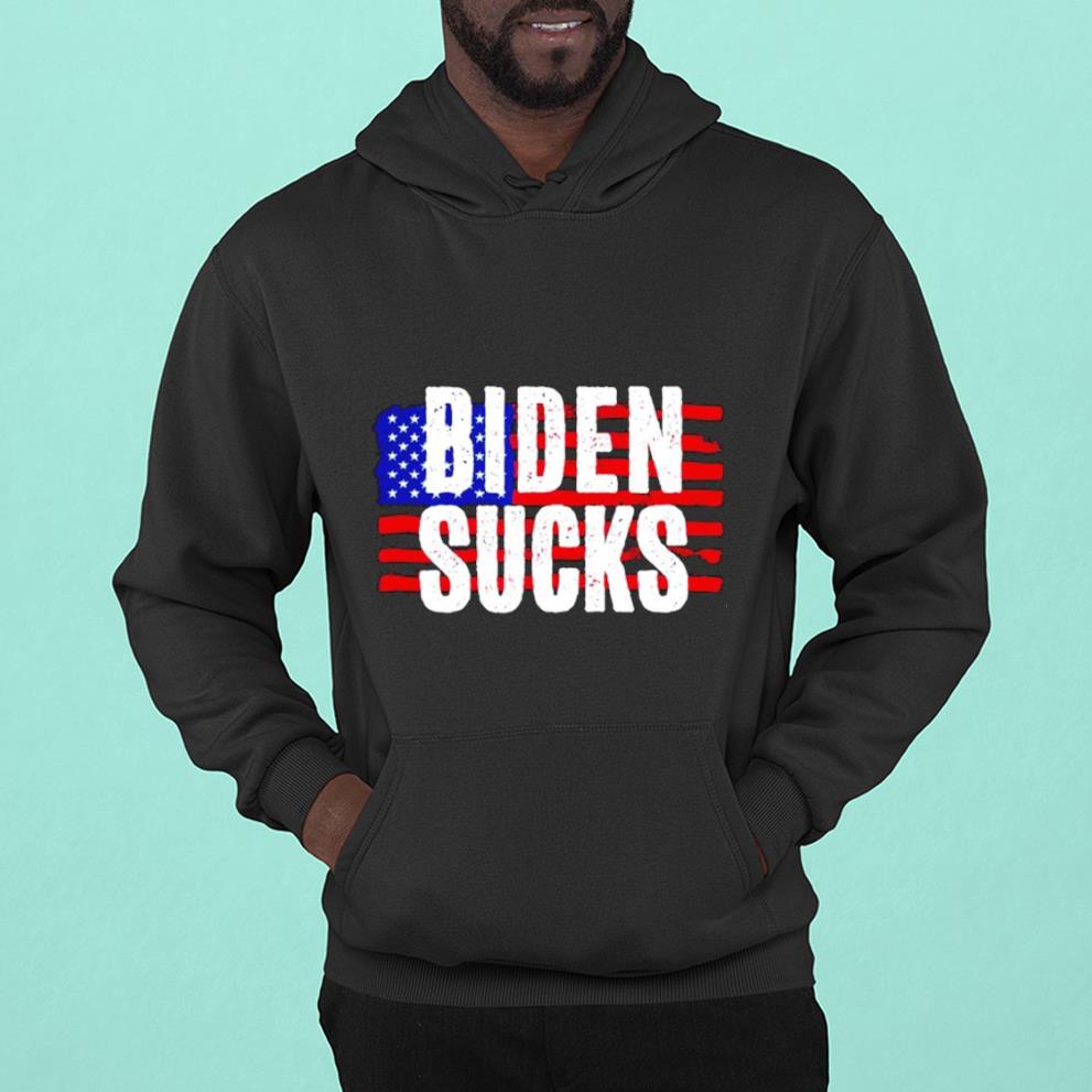hh66 biden sucks america flag shirt hoodie - Biden Sucks America flag shirt