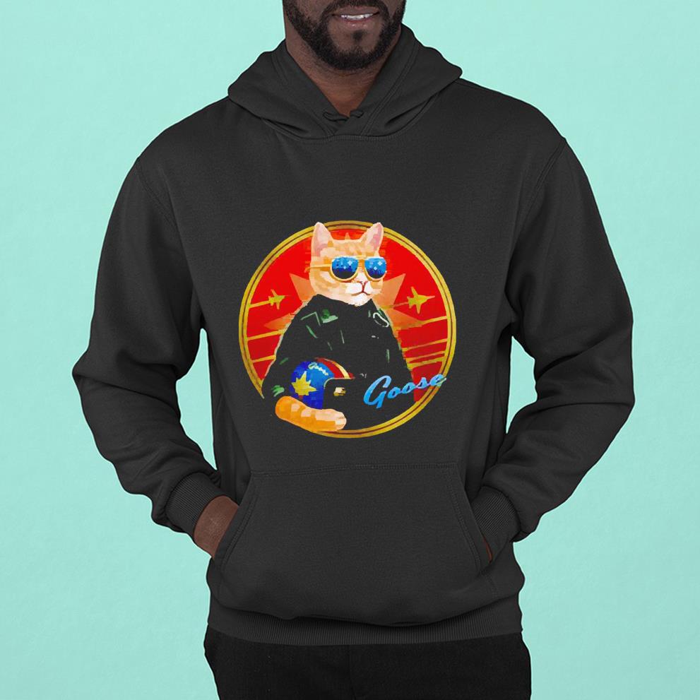 Captain Marvel Top Gun Goose Cat shirt 1
