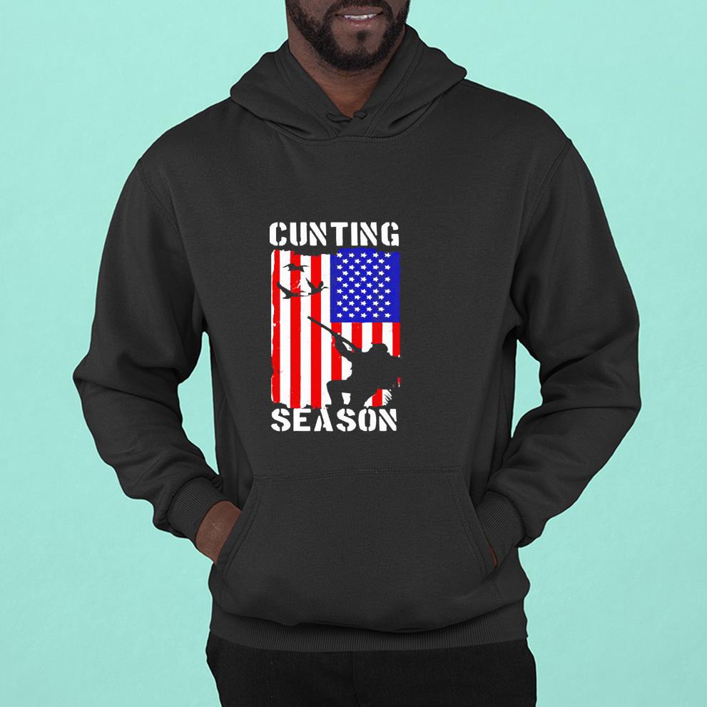 Cunting Season American flag shirt 1