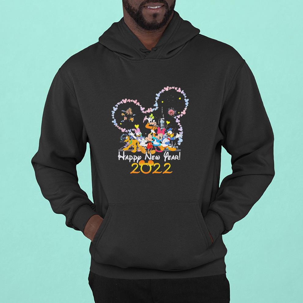 hh66 disney mickey mouse and friends happy new year 2022 shirt hoodie - Disney mickey mouse and friends happy new year 2022 shirt