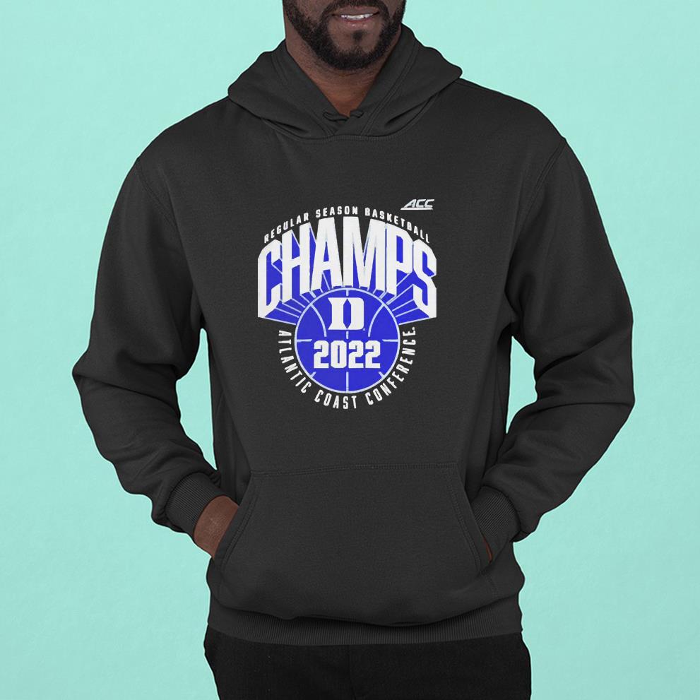 hh66 duke blue devils acc men s basketball regular season champions 2022 shirt hoodie - Duke blue devils acc men’s basketball regular season champions 2022 shirt