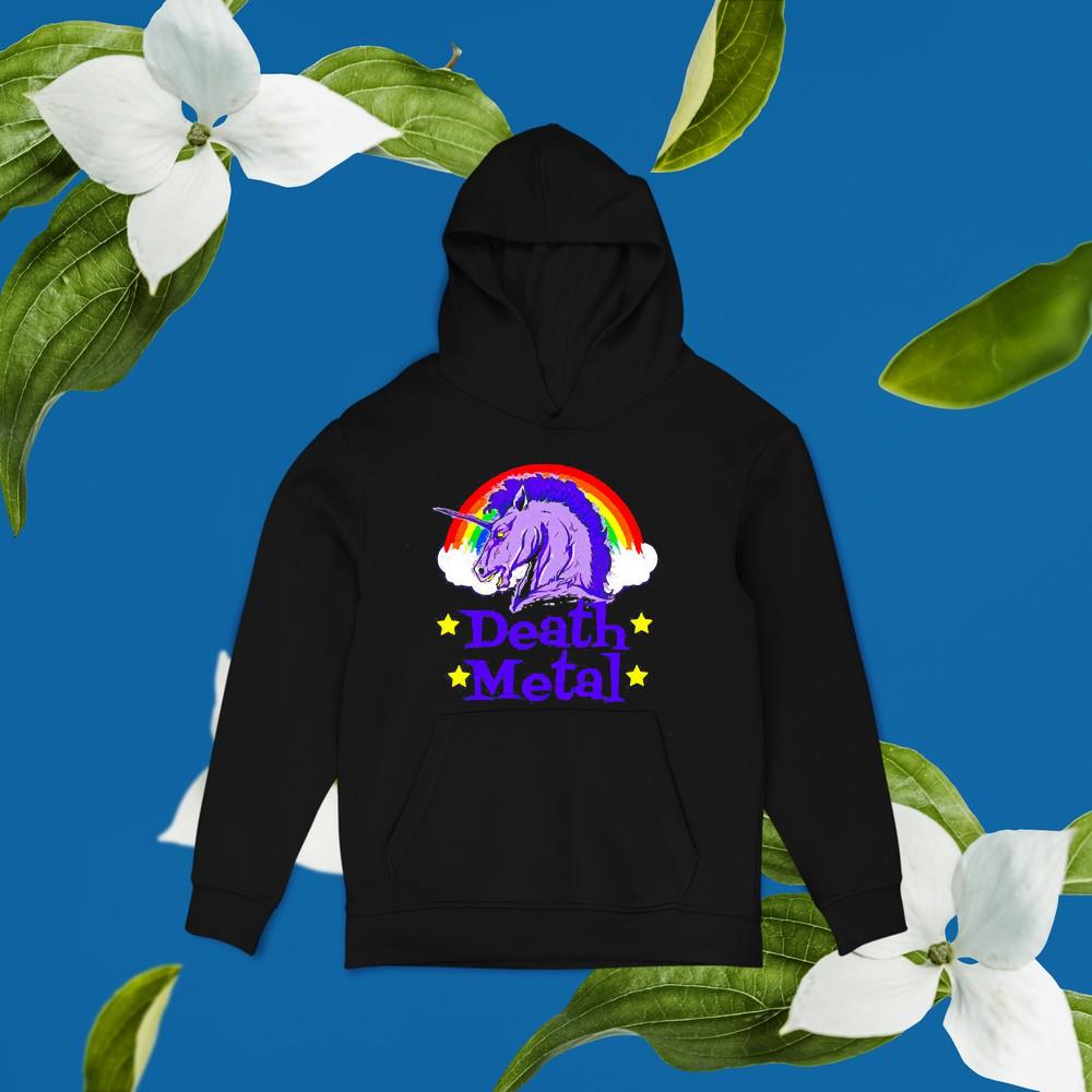 death metal t shirt unicorn
