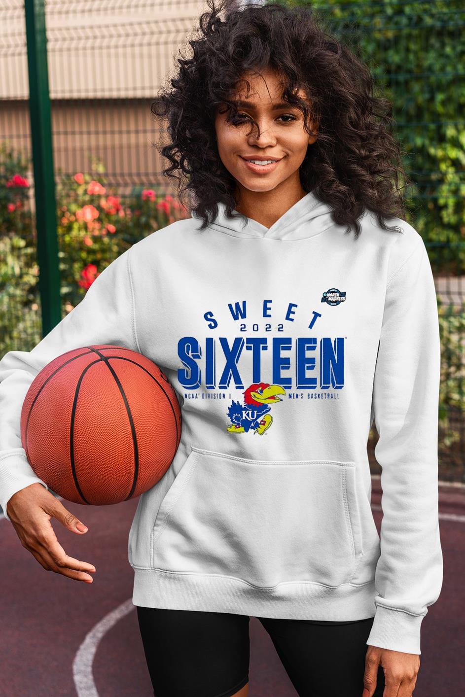 Kansas Jayhawks NCAA Men’s Basketball Tournament March Madness Sweet Sixteen Jumpball 2022 Shirt 1 Independencedayshirt News