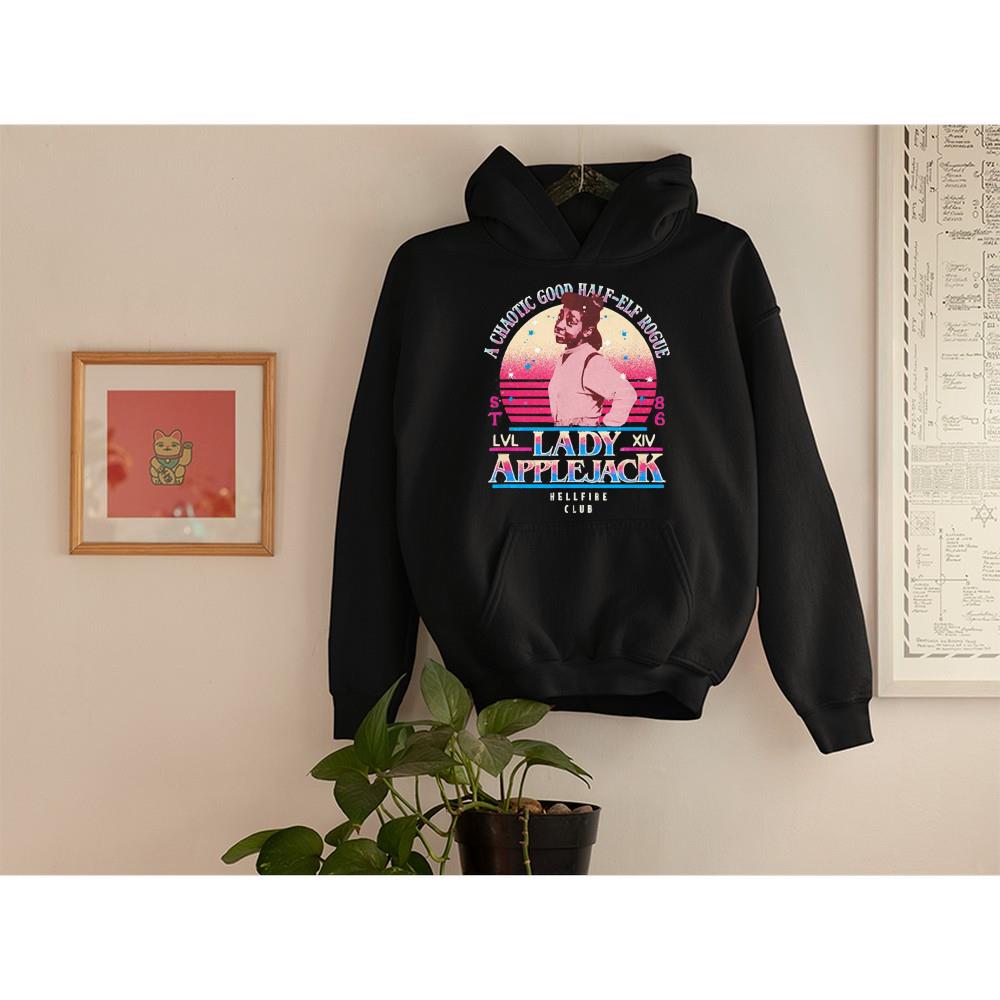 Stranger Things 4 Erica Lady Applejack Hellfire Club Poster Shirt