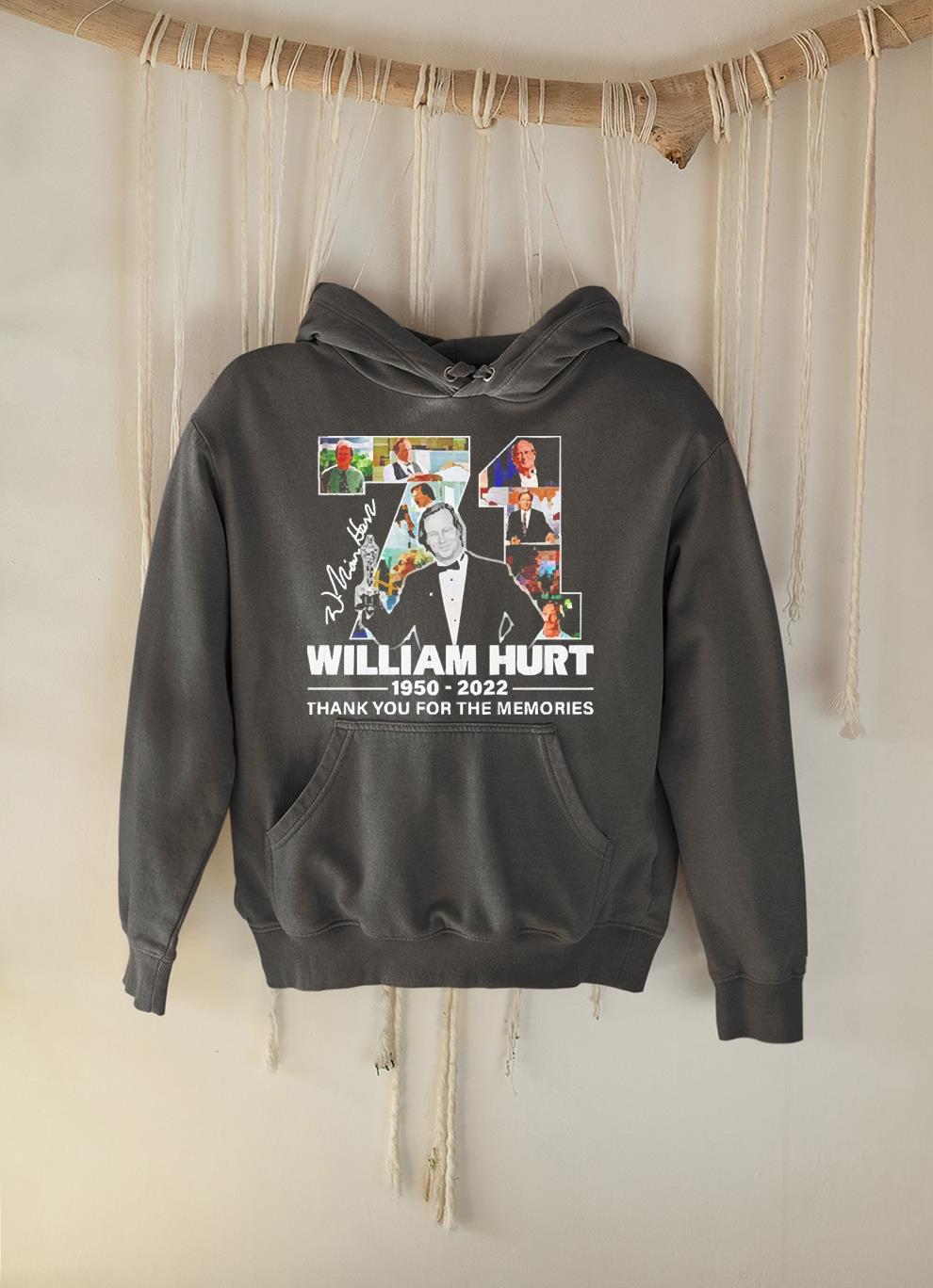 71 Years William Hurt 1950-2022 Signatures Thank You For The Memories Shirt 1 Thebeatlestshirt News