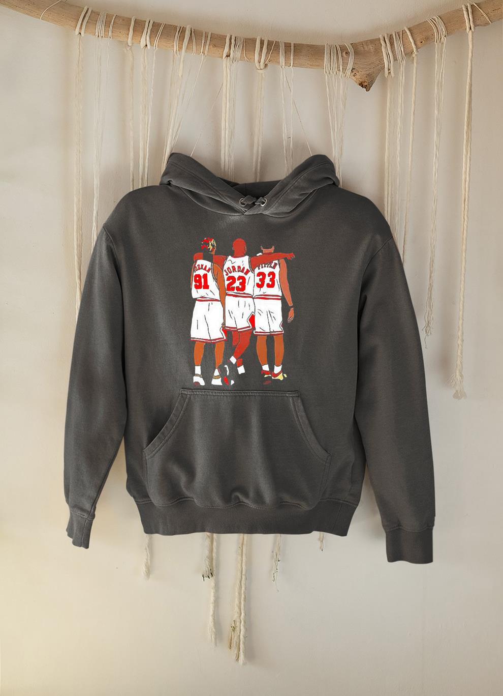 Dennis Rodman MJ And Scottie Shirt 1