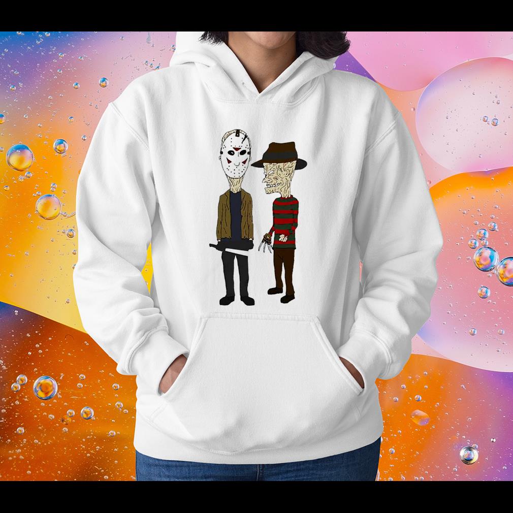 Butt Head Halloween And Jason Voorhees And Freddy Krueger Beavis shirt 1 MOTHERDAYSHIRTS NEWS
