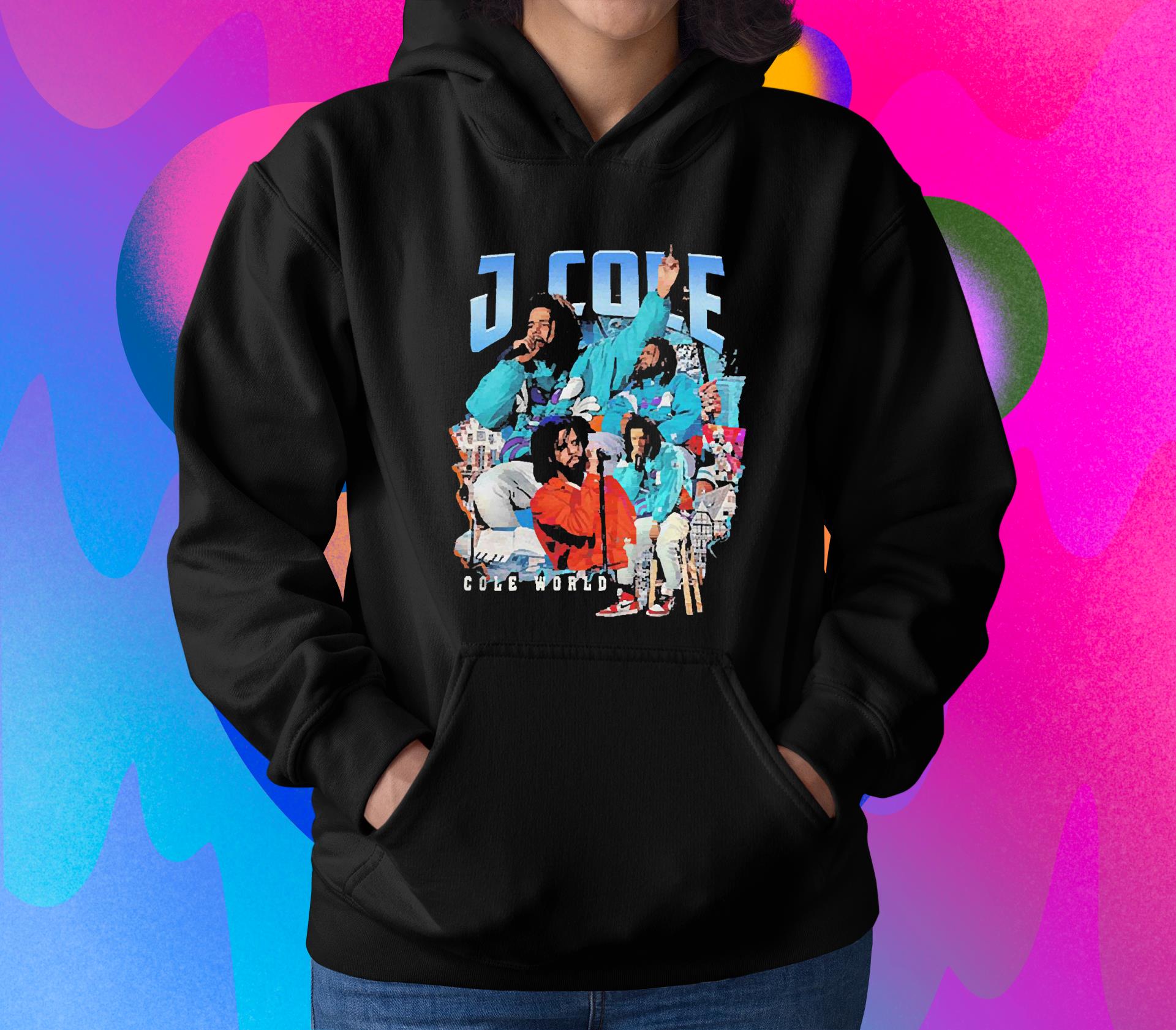 hh86 j cole crooked smile cole world shirt hoodie - J cole crooked smile cole world shirt