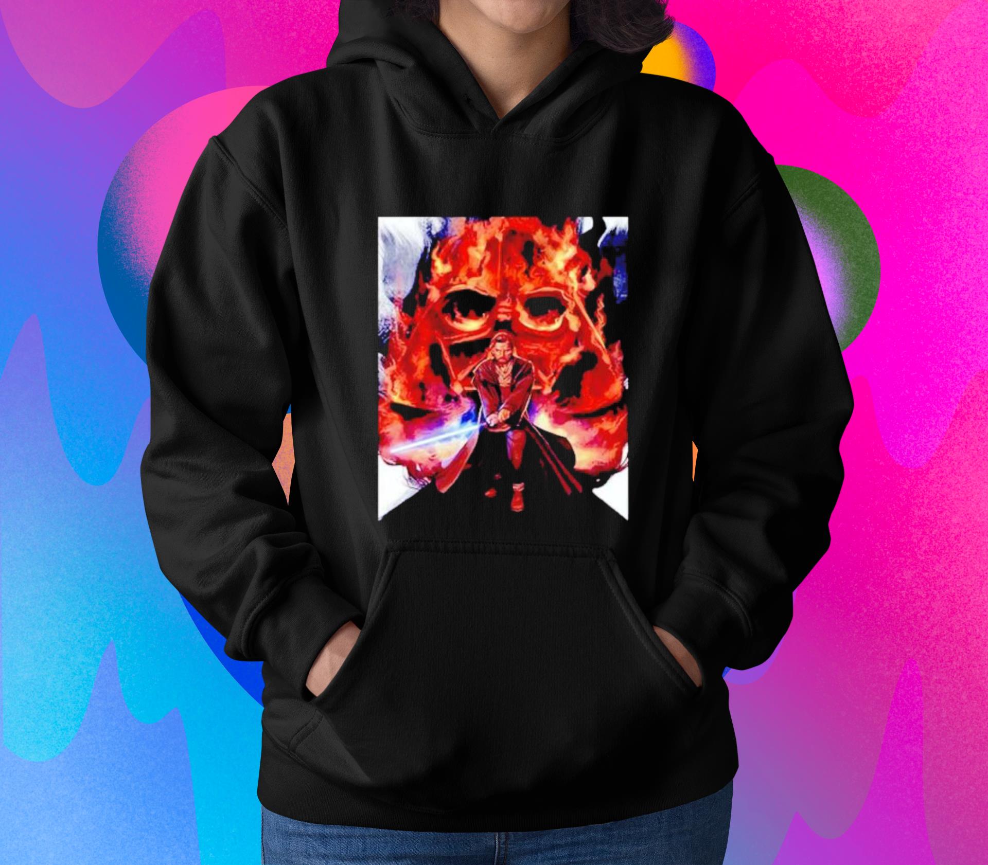 Star Wars Obi Wan Kenobi and Fire Darth Vader shirt 1