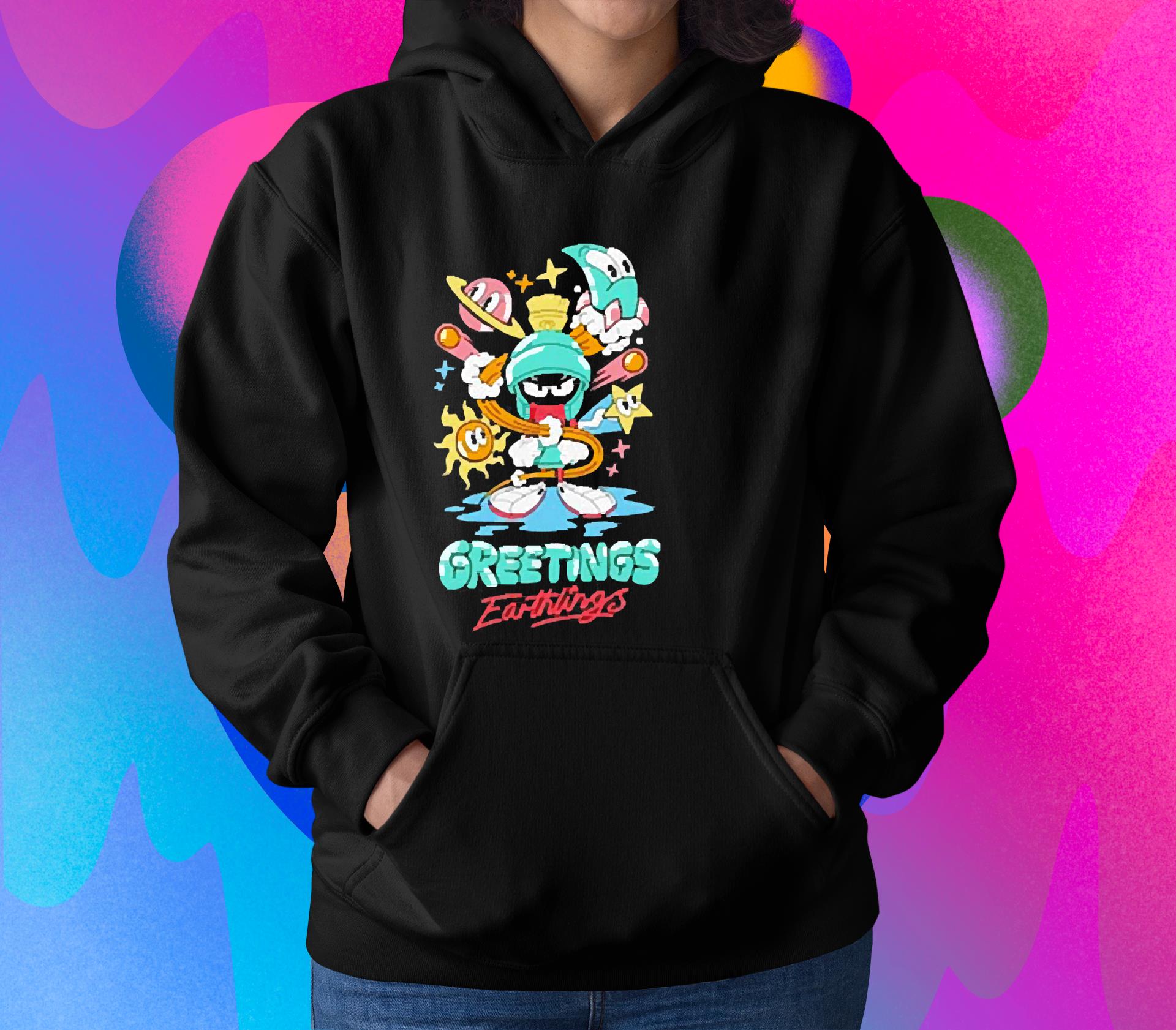 Looney Tunes Marvin Greetings Earthlings Shirt 1